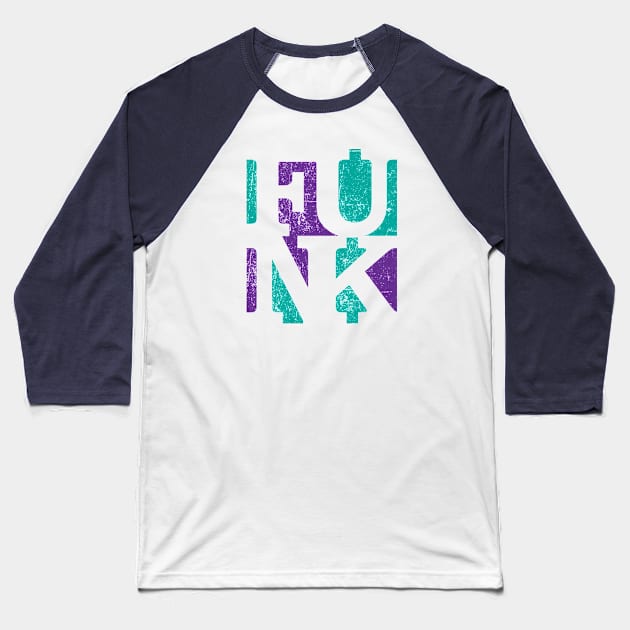 Funk Music Retro Baseball T-Shirt by Rayrock76